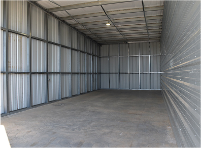 Empty storage unit for rent in Fairhope, Alabama | RVs, Boats & Commercial storage