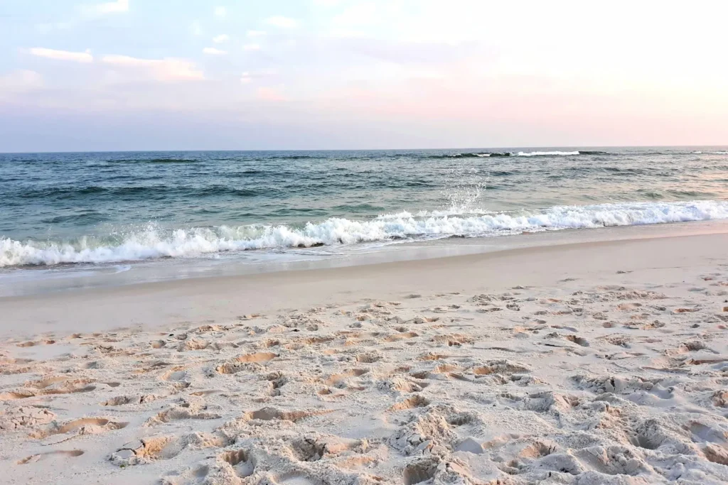 Beautiful white sand beaches on Alabama Gulf Coast | Orange Beach RV Storage
